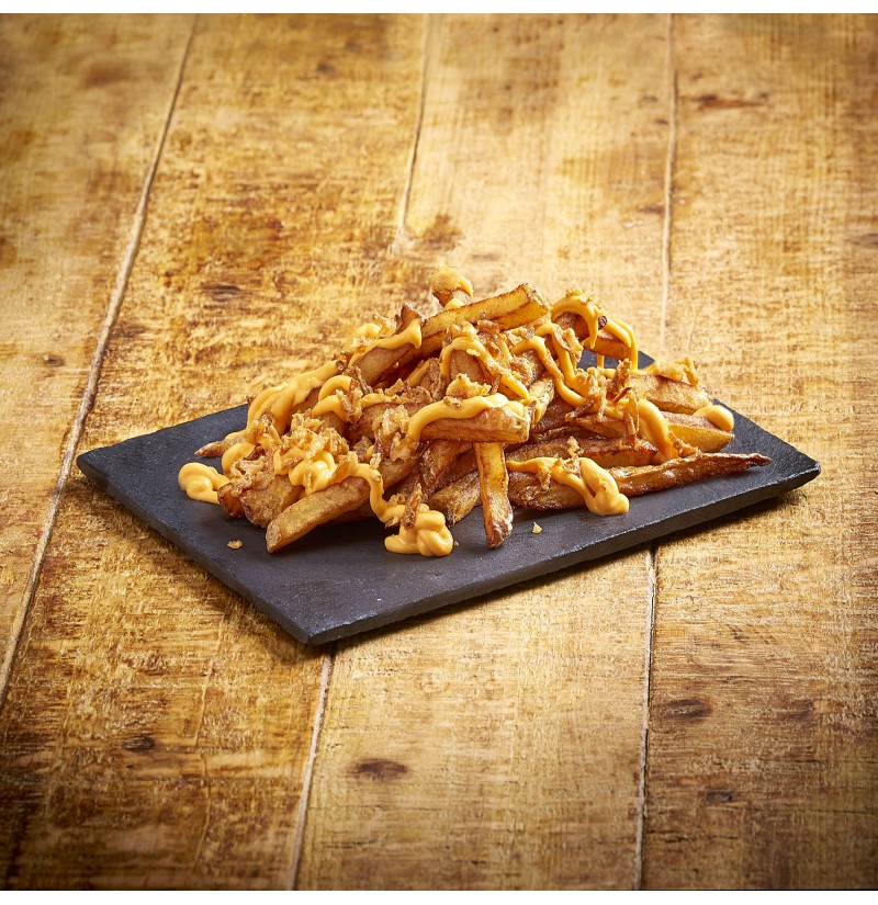 Frites maison sauce cheddar...